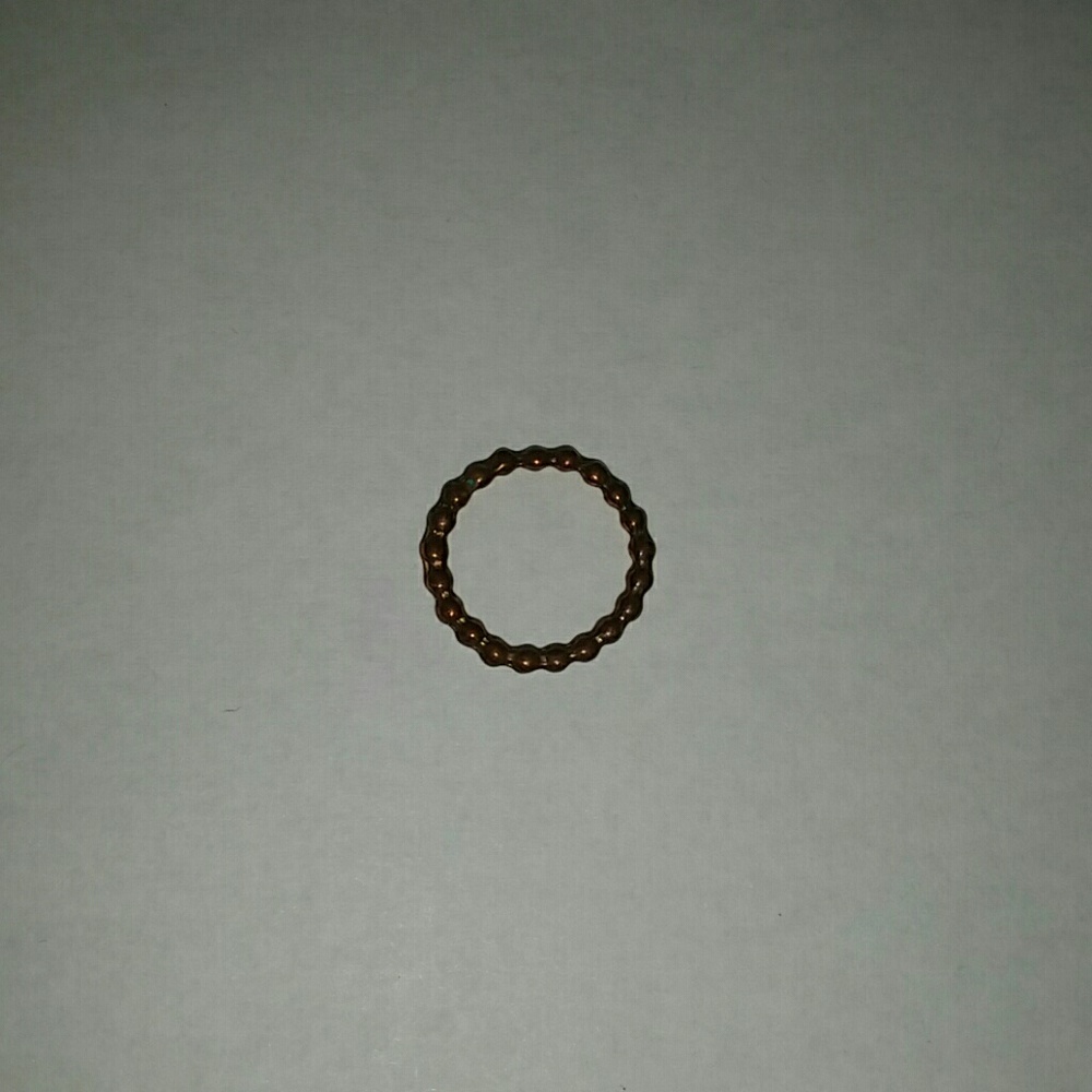 Gold bud ring